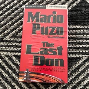 New Collectors The Last Don by Mario Puzzo Author of the Godfather Book on Tape